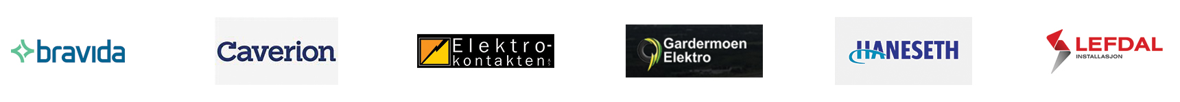Logoer til prosjektkunder
